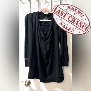 Victoria Sport Women’s S Black Long Sleeve Drape Hoodie